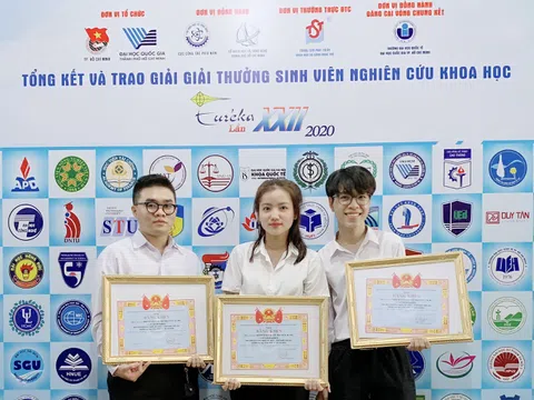 Nhóm sinh viên Đại học Công nghệ (HUTECH) đoạt giải nhì Sinh viên Nghiên cứu Khoa học EUREKA 2020